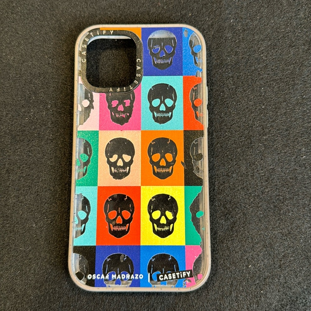 Oscar Madrazo Casetify IPhone 13 case - skull Skeleton